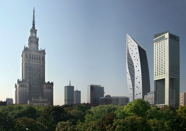 Budynek biurowy w Warszawie -  - Projekt zgłoszony na konkurs 